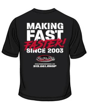 Making Fast Faster Tee Shirt (Black)